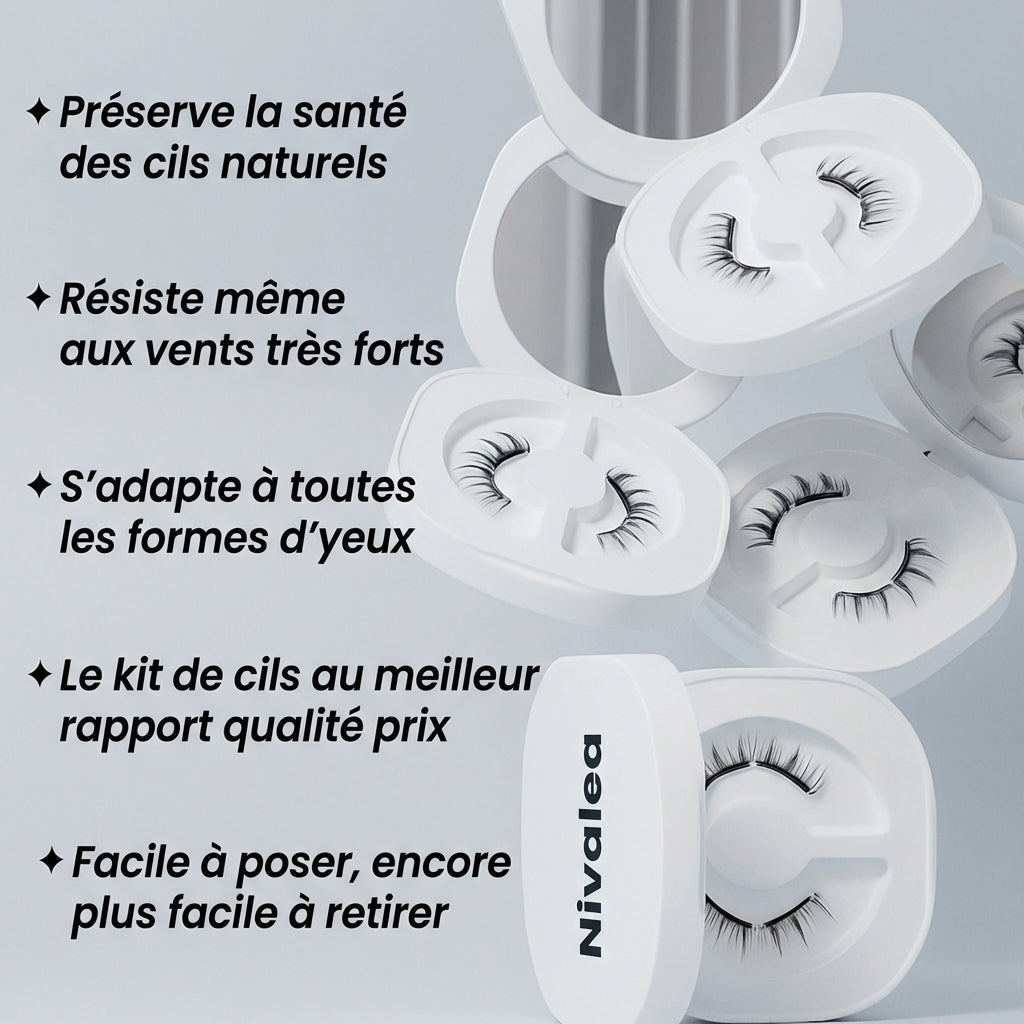 Kit de Cils Magnétiques - Nivalea